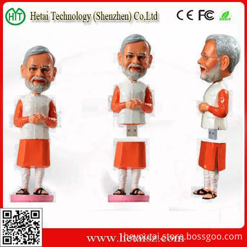 Custom Rubber People Shape USB Flash Drive 8GB/16GB